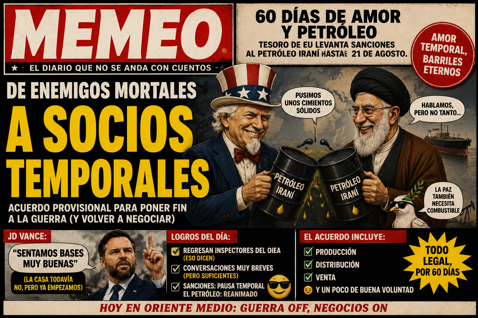 Estados Unidos e Irán prueban otra estrategia.